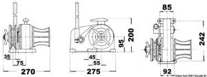 Verricello Italwinch Giglio manuale -barbotin 8 mm